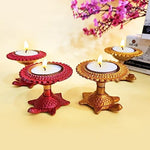 Multicolor Turtle Diya Metal Table Dia Laxmi Candle Tea Light Holder