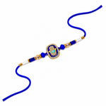 Protection Hamsa Hand Evil Eye Motif Designer Rakhi