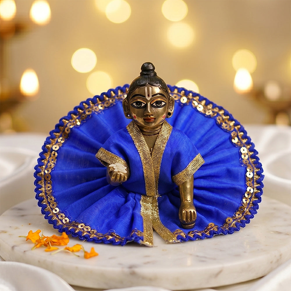 Size 2 Classic Pleated Laddu Gopal Dress