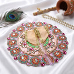 Size No.2 Premium Color Stones Work Laddu Gopal Festive Dress