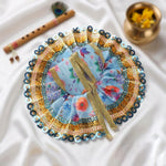 Size No.2 Exquisite Vibrant Festive Floral Laddu Gopal Dress