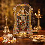 Premium Antique Gold Tirupati Balaji Resin Statue