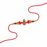 Handcrafted Sacred Deity Face Motif Antique Rakhi