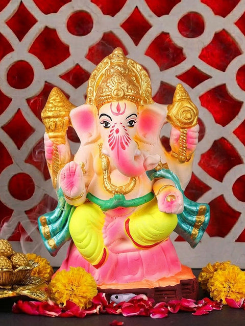 6.3 Inch Varaprada Eco-Friendly Ganesha Idol | India’s Largest Pooja Accessories Brand – www.satvikstore.in
