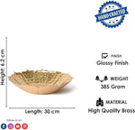 Metal Lotus Shape Urli for Decor With Floating Diya