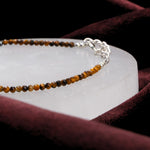 Tiger Eye Anklet Stylish Spiritual Wear