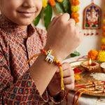 Handcrafted Unicorn Veera and Doraemon Kids Rakhi (Set of 2)