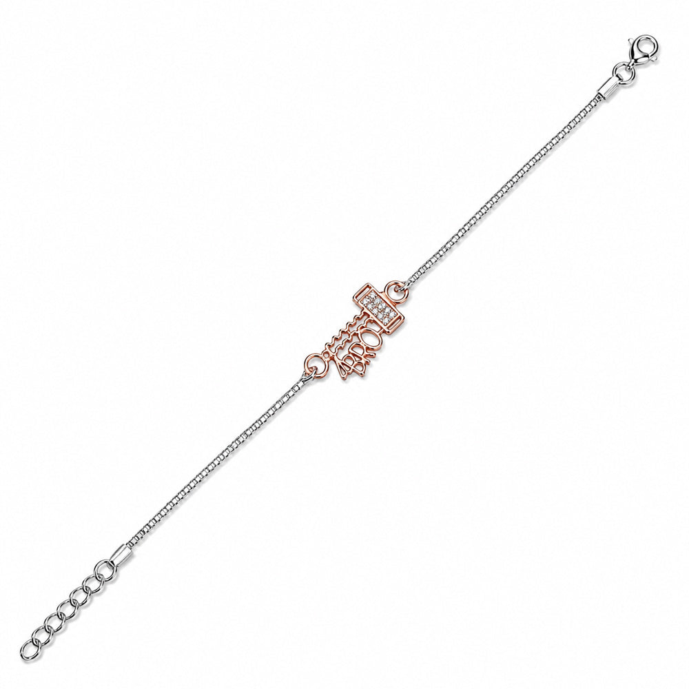 925 Sterling Silver BRO with Hammer Motif Rakhi
