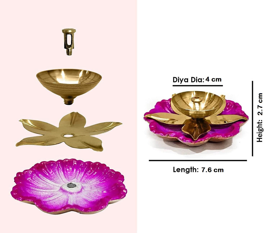 Brass Amayra Lotus Kamal Diya
