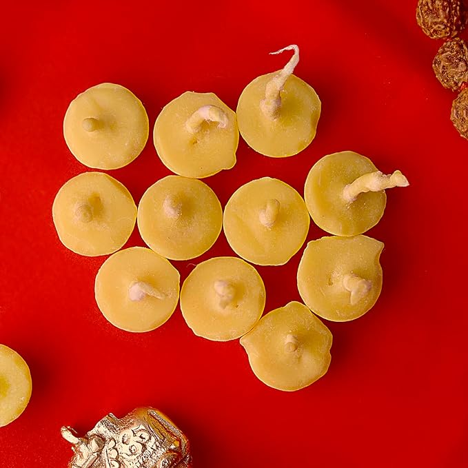 30 Pc Pure Cow Ghee Diya Wicks (Wax Free)