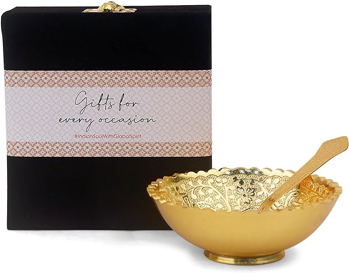 Decorative Embossed Gold Silver Plated Lotus Flower Base Bowl