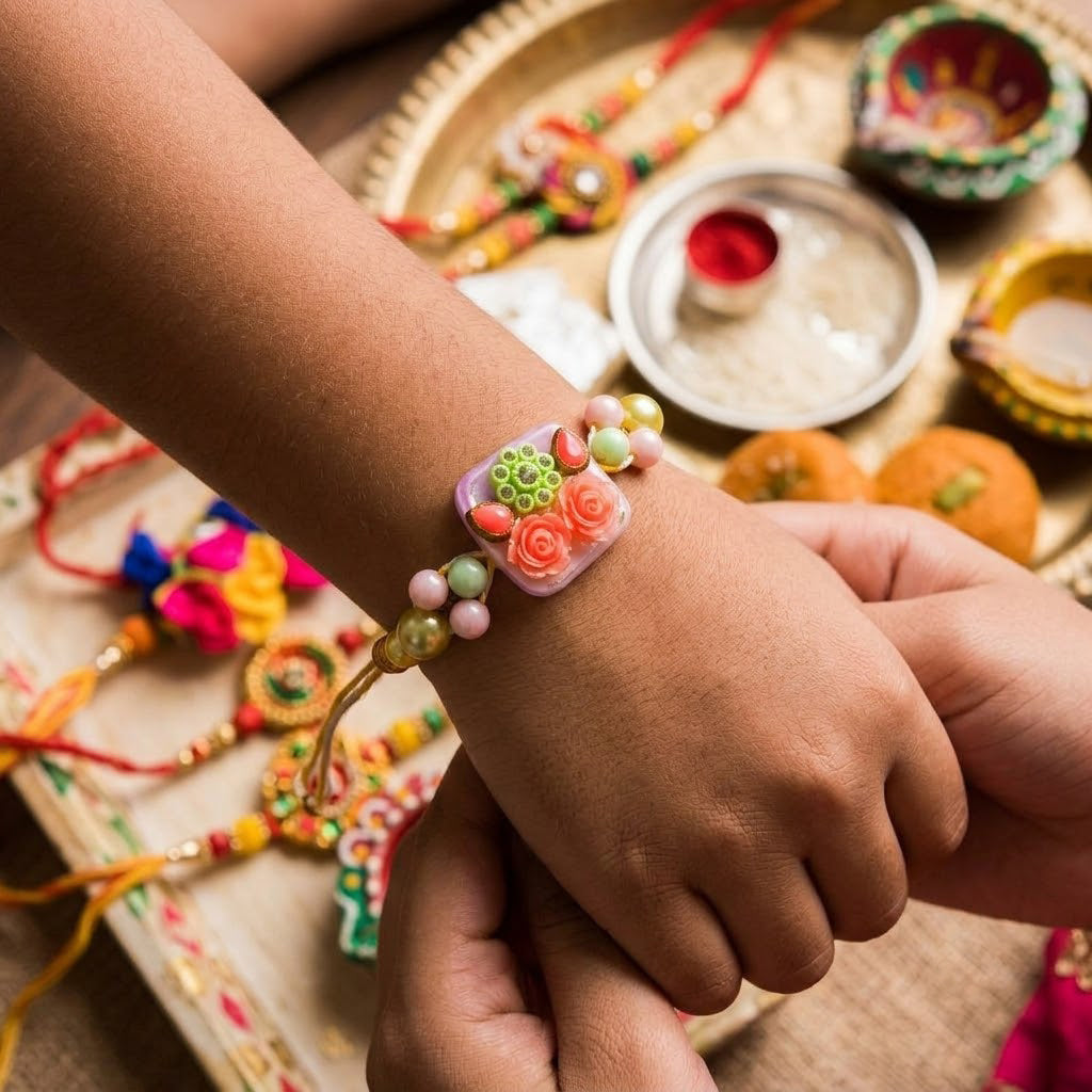 Artistic Premium Designer Rakhi Combo (Set of 5)
