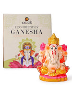 4 Inch Colourful Eco Friendly Ganesha Idol