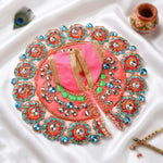 Size No.2 Premium Color Stones Work Laddu Gopal Festive Dress