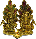 Blissful Harmony: Ganesh Laxmi Statue