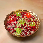 Metal Lotus Shape Urli for Decor With Floating Diya (Pack of 3)