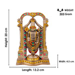 Premium Antique Gold Tirupati Balaji Resin Statue