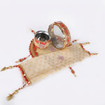 11 Pc Golden Grace Floral Karwa Chauth Thali Set
