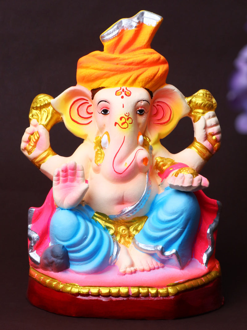 8 Inch Buddhividhata Eco-Friendly Ganesha Idol | India’s Largest Pooja Accessories Brand – www.satvikstore.in