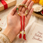 Stunning Family Beads Rakhi Combo (Set of 5)