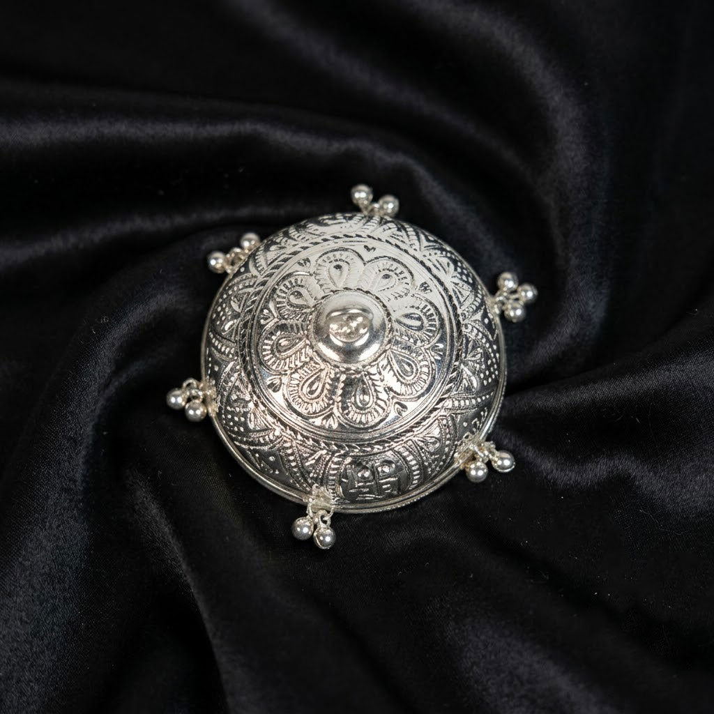 925 Hallmark 3 Inch Durga Mata Chhatra
