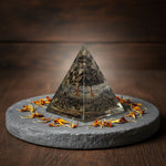 Pyrite Tree Pyramid Decorative Spiritual Piece