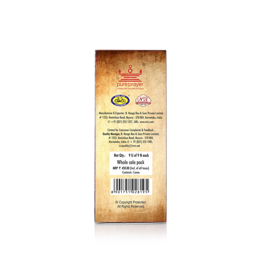 Navagraha Series Temple Cones – Pack of 9 Fragrances