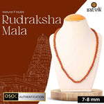 Original 9 Mukhi Rudraksha Mala – 108 Beads for Strength, Protection & Spiritual Power.India’s Premium Jap Mala Store - www.satvikstore.in