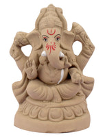 6 Inch Gajavaktra Eco-Friendly Ganesha Idol