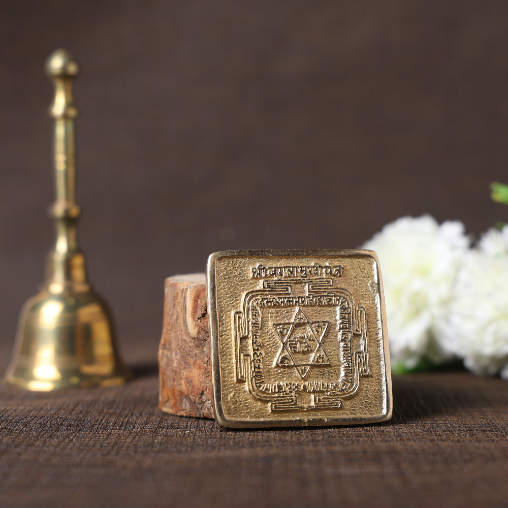 Asht Dhatu Baglamukhi Yantra for power, protection, success, and removal of obstacles for home or workplace. India’s Largest Pooja Accessories Brand – www.satvikstore.in