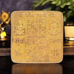 Asht Dhatu Shree Ganesh Laxmi Yantra intricately engraved with symbols of prosperity and obstacle removal—ideal for wealth attraction, business success, and spiritual balance. India’s Largest Pooja Accessories Brand - www.satvikstore.in


