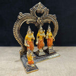 6.9 Inch Exquisite Brass Ram Darbar Idol
