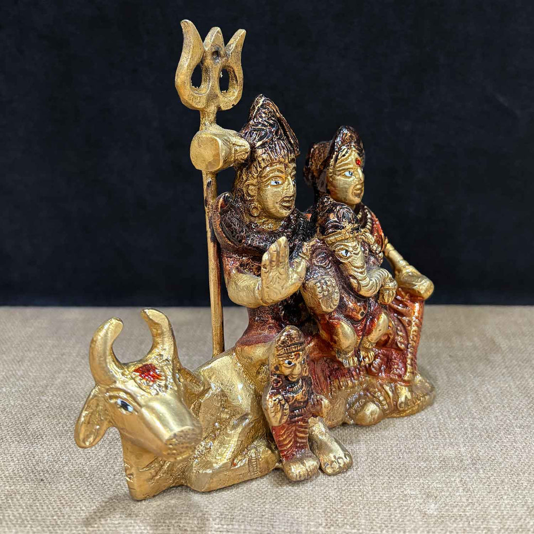 4.7 Inch Sampurna Shiv Parivaar with Nandi