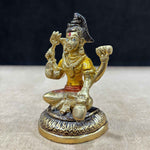 4 Inch Brass Chaturbhuj Shiva Ji Idol