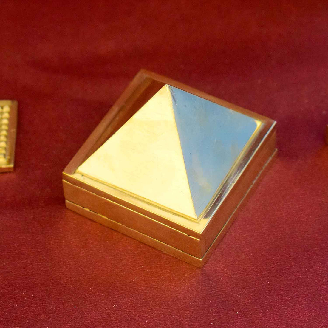 2 Inch Brass Pyramid for Vastu & Healing
