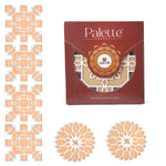 8-Inch Rangoli Stencils: Set of 6 for DIY Decor on Floors and Tables