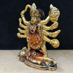 6.7 Inch Brass Kali Mata Sculpture