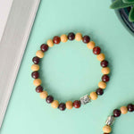 Buddha Red and White Sandalwood Bracelet