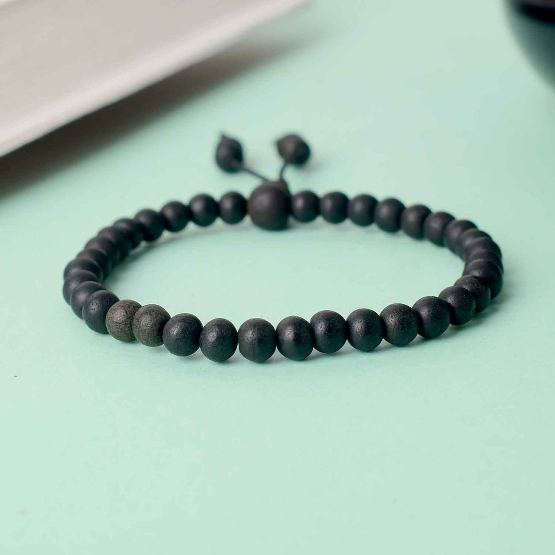 6 mm Govt. Certified Karungali Bracelet with Matt Finish