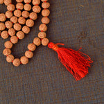 6 Mukhi Pathariya Rudraksha Mala 8-9 mm