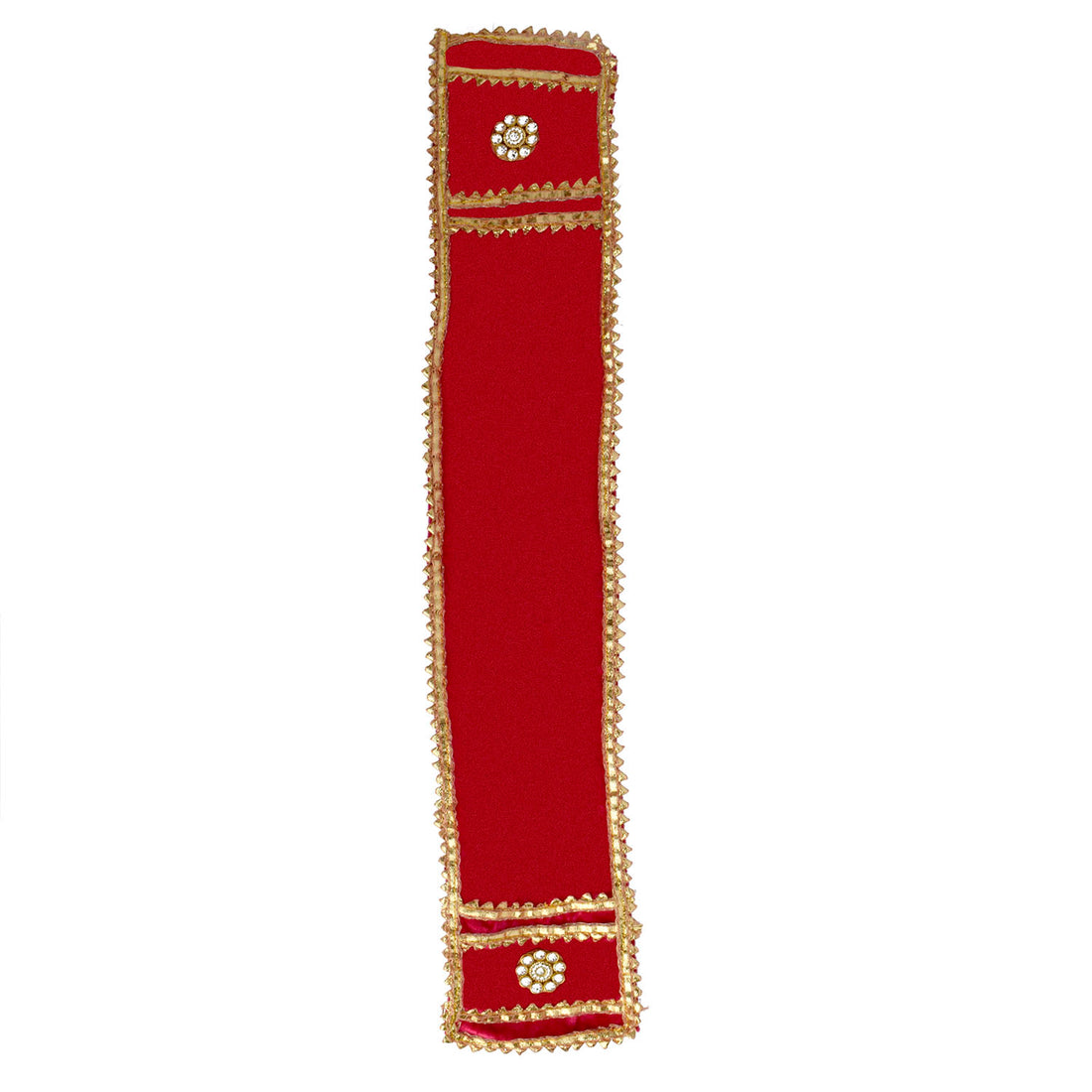 Blossom red Patka/Duppata | India’s Largest Pooja Accessories Brand – www.satvikstore.in