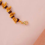 Gold Plated Rudraksha Bracelet for Women – Premium PVD Coating