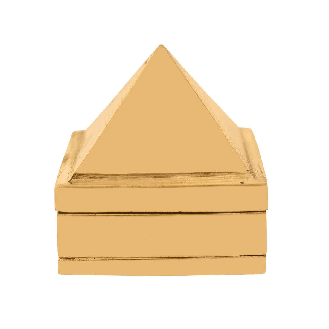3*3 Inch Brass Pyramid for Vastu & Healing