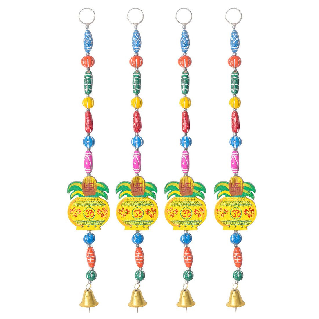 Ethnic Kalash Wall Hanging with Bell – Pooja Room & Entrance Decor