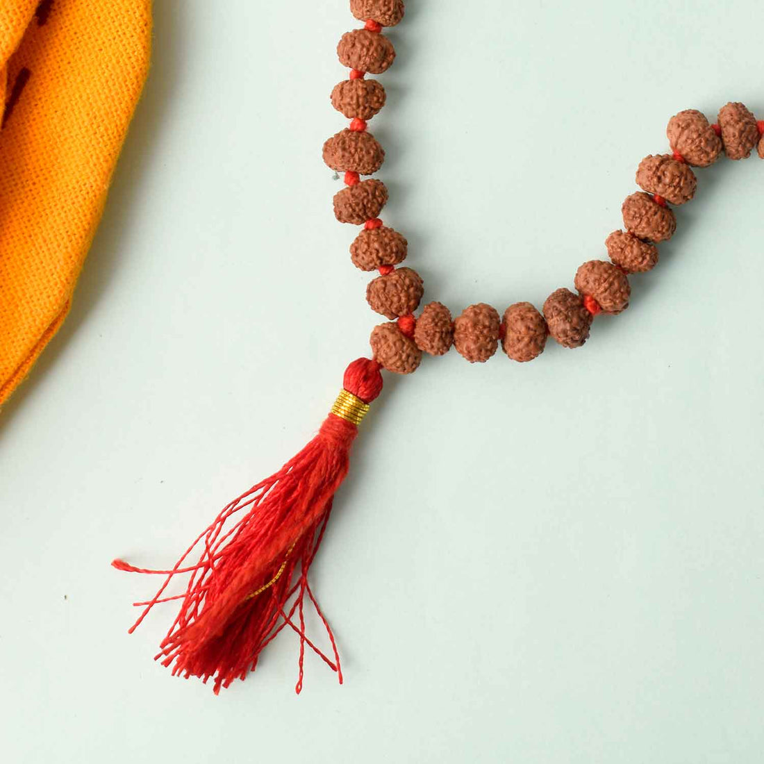 7 Mukhi Pathariya Rudraksha Mala 7-8mm