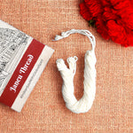 1 Pc White Cotton Janeu Thread (Safed Janeu) for Puja & Rituals