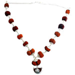 Certified 1 to 14 Mukhi Nepali Rudraksha Mala with Silver Capping. India’s Premium Rudraksha Jap Mala Store- www.satvikstore.in