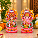 Clay Laxmi Ganesh Idols | India’s Largest Pooja Accessories Brand – www.satvikstore.in
