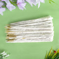 Cotton Batti Sticks Pack of 100 for Puja, Aarti, and Diya Lighting. India’s Largest Pooja Accessories Brand - www.satvikstore.in