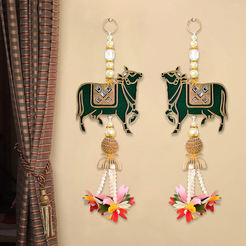 Cow Floral Side Door Wall Hangings | India’s Largest Pooja Accessories Brand – www.satvikstore.in